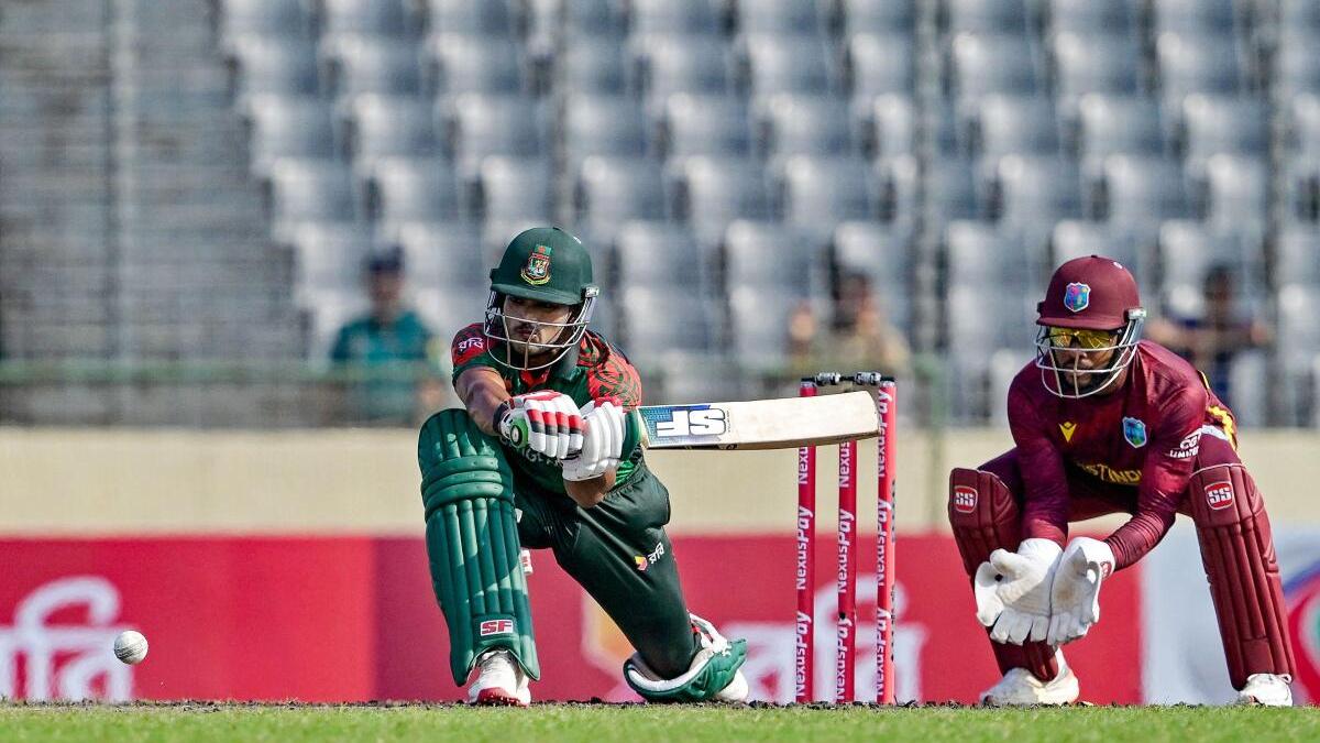 BAN vs WI Live Score, 1st ODI: Bangladesh 104/3; Hridoy nears fifty after Pierre ends Shanto’s defiance